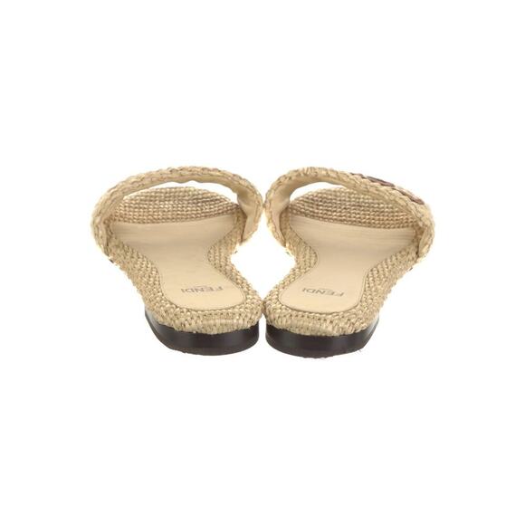 Fendi - Signature Raffia Slides - Picture 4 of 6
